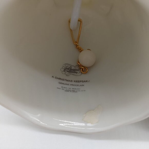 Designers Collection Christmas Bells Joy To You & Noel Genuine Porcelain Set 2 - Picture 5 of 6